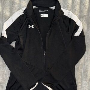 Under Armour Women's Black and White Utility Jacket